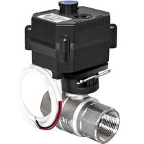 Válvula de esfera elétrica motorizada MovaFaFH 3/4 em aço inoxidável