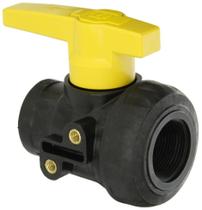 Válvula de esfera Greenleaf SU125E Polipropileno 1,25" NPT Feminina Válvula de esfera Greenleaf SU125E Polipropileno 1,25" NPT Feminina