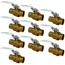 Válvula de esfera LATÃO PESADO PROCURU 3/4 polegadas Sweat (CxC)