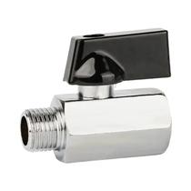 Válvula De Esfera Mini De Latão BSP Macho Para Fêmea Para Compressor De Ar, Água, Gás E Óleo