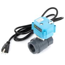 Válvula de esfera motorizada de PVC sólido dos EUA, 1” e 2 fios, retorno automático