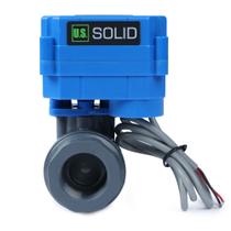 Válvula de esfera motorizada U.S. Solid UPVC 3/4 polegadas 110V AC Válvula de esfera motorizada U.S. Solid UPVC 3/4 polegadas 110V AC