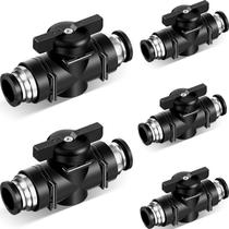 Válvula de esfera pneumática Push to Connect Conexões Flutesan 5 unidades Válvula de esfera pneumática Push to Connect Conexões Flutesan 5 unidades
