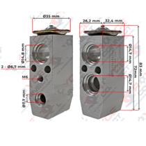 Válvula de Expansão Block 1,5T O Ring doosan Dl-250 Hyundai John deere Escavadeira Volvo 140