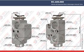 Valvula de Expansao Block Amarok Jetta 2011 Em diante Q7 Qualidade AA 7LO820679D Valvula de Expansao Block Amarok Jetta 2011 Em diante Q7 Qualidade AA 7LO820679D