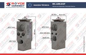 Valvula de Expansao Meriva 93314067 MAN TGX 28440 Caminhão Volv VM 1396727 Caminhão DAF MB Actros A0038307384