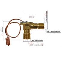 Válvula de Expansão O Ring 1 Capilar de 210mm 1,5T