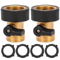 Válvula de Fechamento para Mangueira de Jardim Sanpaint 3/4" em Latão - Kit com 2 Unidades