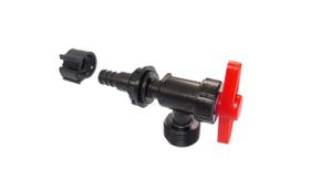 Válvula de lavagem PEXLOCK 30895 1/2 x 3/4 MGH para tubos PEX