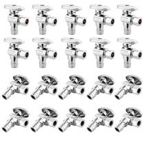 Válvula de parada angular Pex de expansão HeSun 20 unidades 1/2 PEX-A x 3/8 Válvula de parada angular Pex de expansão HeSun 20 unidades 1/2 PEX-A x 3/8