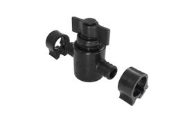 Válvula de parada reta PEXLOCK 30894 3/4 preta para tubos PEX