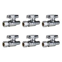 Válvula de parada reta SUNGATOR 1/2 PEX x 3/8 OD Compression (6)