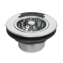 Válvula de plástico cromado para pia 1.1/2" dacunha