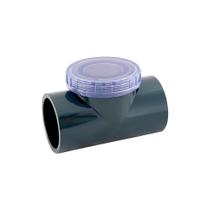 Válvula de Retenção com Visor Solda 50mm Fêmea em PVC-U Válvula de Retenção com Visor Solda 50mm Fêmea em PVC-U