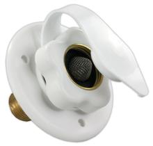 Válvula de retenção de latão B&B Molders 94214 para entrada de água, branca Válvula de retenção de latão B&B Molders 94214 para entrada de água, branca