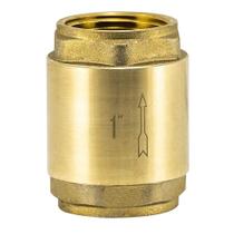 Válvula de retenção EZ-FLO em latão em linha 1" IPS com mola de aço inoxidável - Eastman