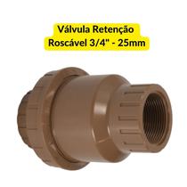 Válvula De Retenção/Pé com Crivo (Roscável ou Soldável) 3/4, 1", 1 1/2 Válvula De Retenção/Pé com Crivo (Roscável ou Soldável) 3/4, 1", 1 1/2