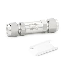 Válvula de retenção TAISHER 304 de aço inoxidável 1/2 tubo OD Ferrule