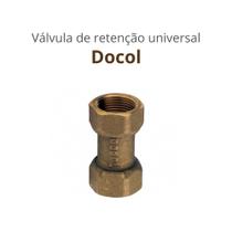 Valvula de retenção universal DN25 50mm 1" Original Docol
