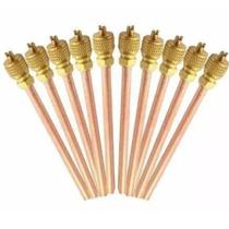 Válvula De Serviço Refrigeração Schrader 1/4 100mm Pct 10un