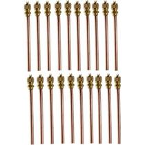 Válvula De Serviço Refrigeração Schrader 1/4 100mm Pct 20un