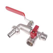 Válvula De Torneira De Jardim De 1/2 Polegada Com Alavanca De Liga De Zinco Para Irrigação, Fácil De