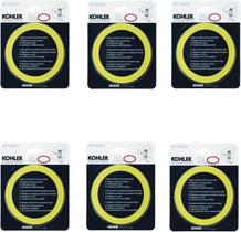 Válvula de vedação de vasilha para tanque de vaso sanitário Kohler GP1059291, pacote com 6 Válvula de vedação de vasilha para tanque de vaso sanitário Kohler GP1059291, pacote com 6