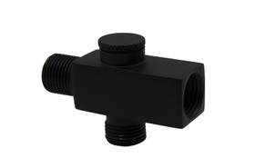 Valvula Desviadora para Chuveiros e Duchas Quadrado Preto Fosco Valvula Desviadora para Chuveiros e Duchas Quadrado Preto Fosco