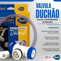 Válvula Duchão Transferidora De Pressão Blukit Branco