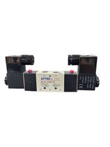 Valvula duplo solenoide 4v22008ag 5/2 vias 1/4 220v