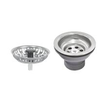 Válvula Econômica Para Pias Cubas E Tanques 3 1-2" Sem Escape Em Aço Inox E Polipropileno Válvula Econômica Para Pias Cubas E Tanques 3 1-2" Sem Escape Em Aço Inox E Polipropileno