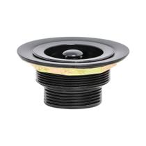 Válvula Escoamento Americana Cozinha Pia Preto Metal 3.1/2