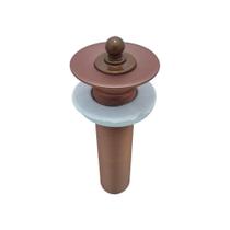 Válvula Escoamento Lavatório Banheiro Longa Para Cuba Sobrepor Cobre Rosé Gold Fosco Luxo Metal 7/8" Válvula Escoamento Lavatório Banheiro Longa Para Cuba Sobrepor Cobre Rosé Gold Fosco Luxo Metal 7/8"