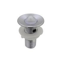 Válvula Escoamento Lavatório Banheiro Pia Metal Cromado com Ladrão Válvula Escoamento Lavatório Banheiro Pia Metal Cromado com Ladrão