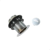 Valvula escoamento longo de tanque cromada DN G 1.1/4 Forusi Valvula escoamento longo de tanque cromada DN G 1.1/4 Forusi