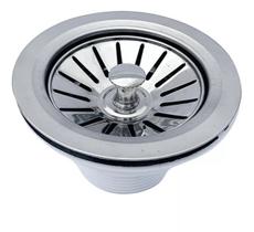 Válvula Escoamento Pia Americana Inox 3.1/2 Cromado