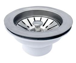 Válvula Escoamento Pia Americana Inox 4.1/2 Cromado