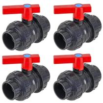 Válvula Esfera 50 mm em PVC para Piscinas com 4 Unidades FLUIDRA