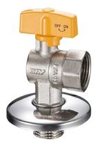 Válvula Esfera Angular 90 Gás M x F 1/2 Rosca Longa BRV Válvula Esfera Angular 90 Gás M x F 1/2 Rosca Longa BRV