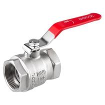 Válvula Esfera Cromado Com Alavanca 1.1/2" Vermelha Docol