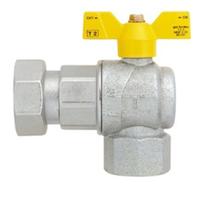 Válvula Esfera Gás F/F Ang.Giratória 1/2X3/4-FuturgásEmmeti