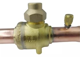 Válvula Esfera Gbc - 28A 1 1/8'' Valvula Bloqueio Com Schrader Válvula Esfera Gbc - 28A 1 1/8'' Valvula Bloqueio Com Schrader