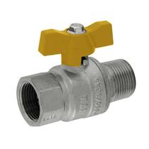 Válvula Esfera Macho X Fêmea 1 Gás Borboleta Ivm Italy Válvula Esfera Macho X Fêmea 1 Gás Borboleta Ivm Italy