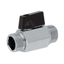 Válvula Esfera Mini Cromada Macho X Macho 1/8 Ivm Italy Válvula Esfera Mini Cromada Macho X Macho 1/8 Ivm Italy