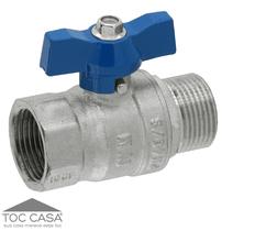 VÁLVULA ESFERA MxF PASSAGEM PLENA BORBOLETA 1/2” -IVM ITALY
