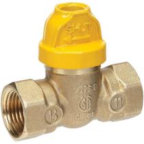 Válvula Everbilt 1/2" de latão FPT x FPT Válvula de esfera de gás de segurança FPT x FPT