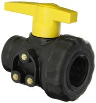 Válvula Greenleaf SU150E Válvula de esfera de polipropileno 1.5" NPT Válvula Greenleaf SU150E Válvula de esfera de polipropileno 1.5" NPT