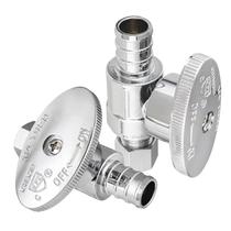 Válvula HeSun PEX 1/2" x 3/8" Compressão, Kit com 2 Válvula HeSun PEX 1/2" x 3/8" Compressão, Kit com 2
