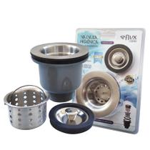 Válvula Higiênica com Cesto Removível 3.1/2" Flvx Hidro de INOX - VH312-IN Válvula Higiênica com Cesto Removível 3.1/2" Flvx Hidro de INOX - VH312-IN