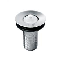 Válvula Lavatório 7/8" Sem Ladrão Cromado Com Tampa Plástica Branco Celite Válvula Lavatório 7/8" Sem Ladrão Cromado Com Tampa Plástica Branco Celite